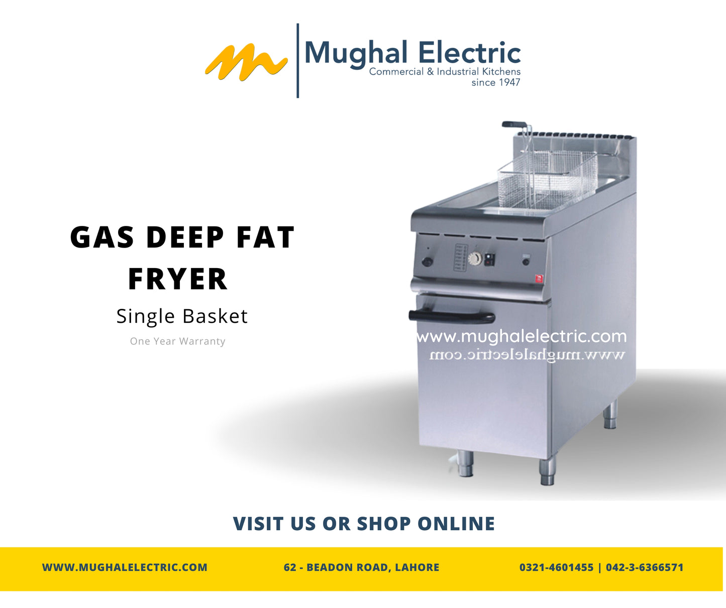 Western Single Basket Deep Fat Fryer