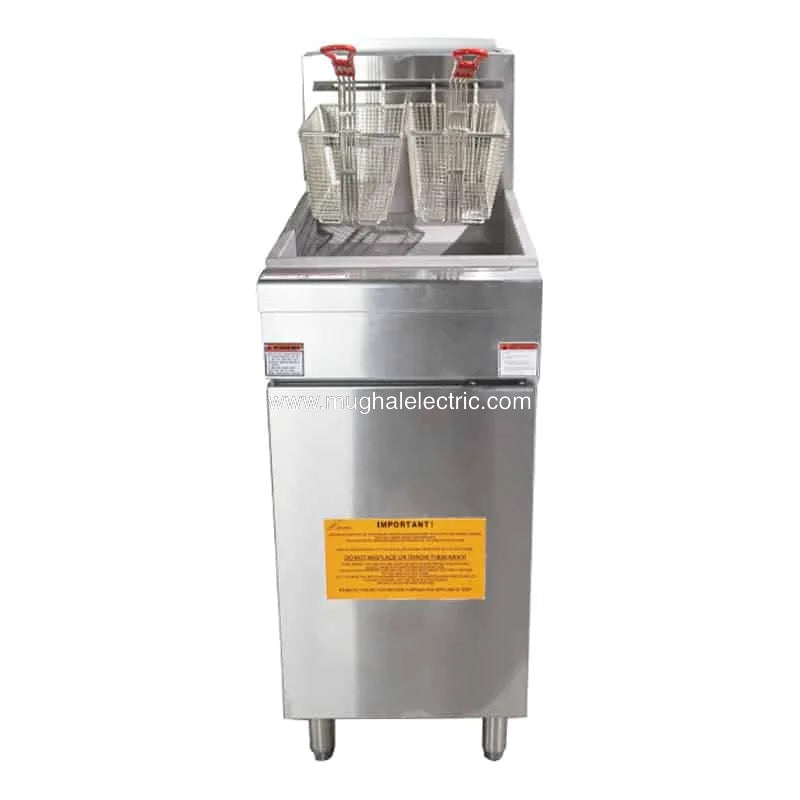 Deep Fat Fat Fryer Single Tank Double Basket - Imported