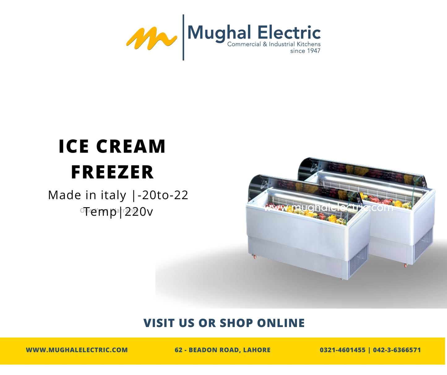 Ice Cream Display Freezer