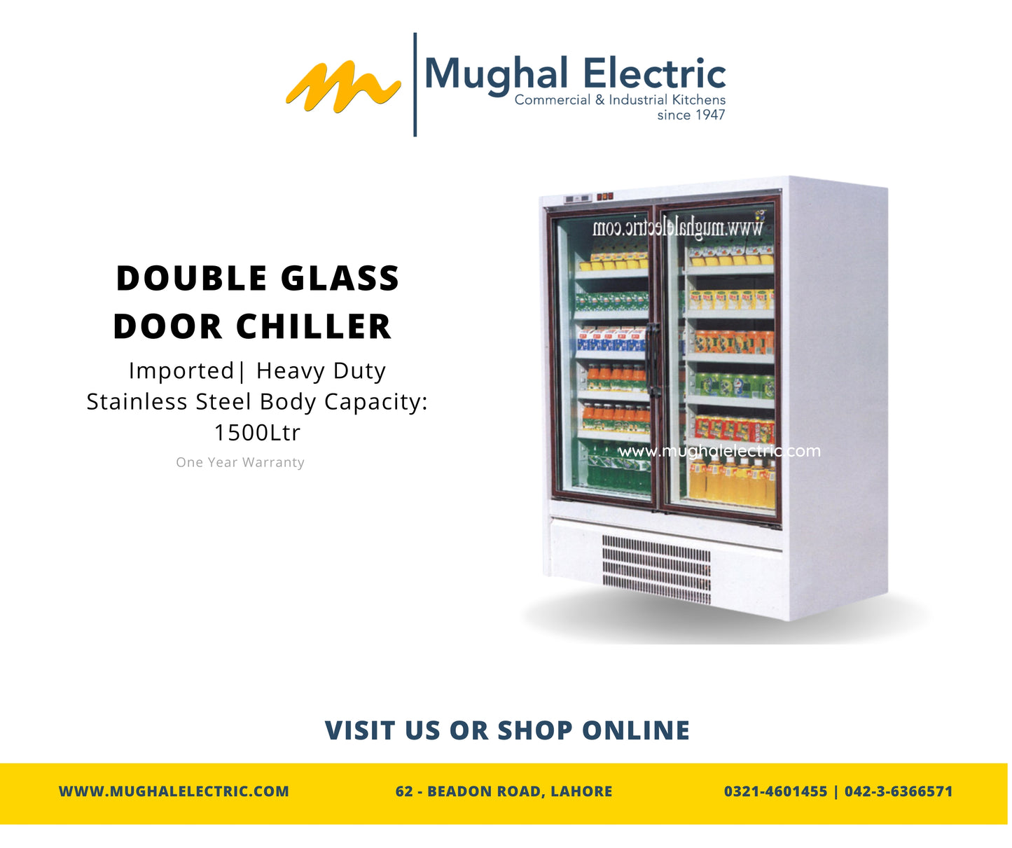 Display Chiller Dubble Door