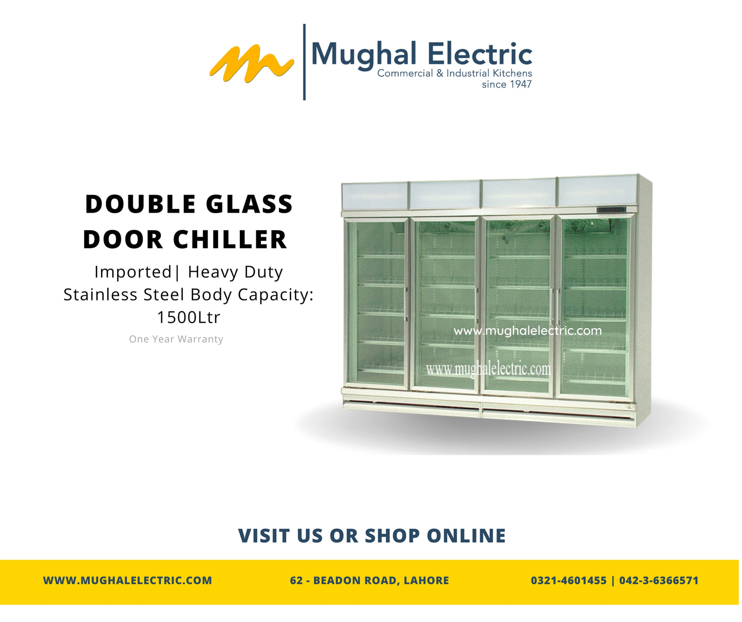 Display Chiller Dubble Door
