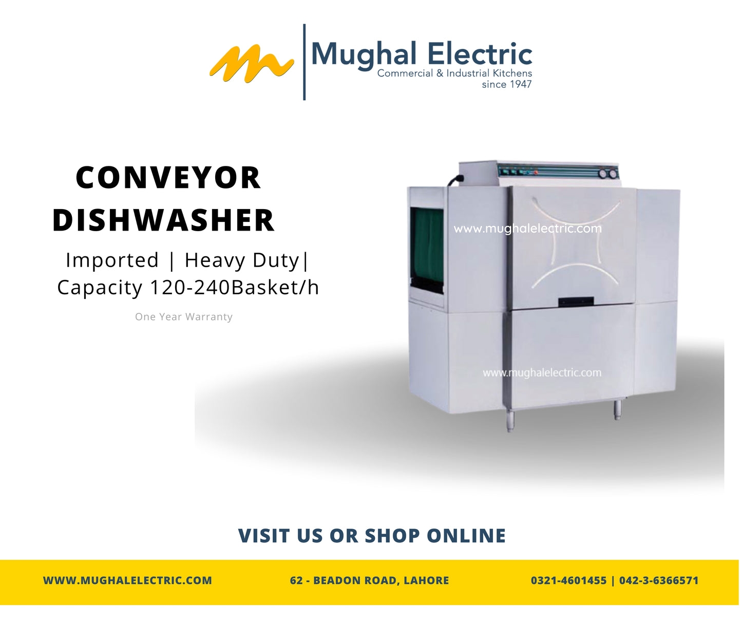 Electric Conveyor Dishwasher