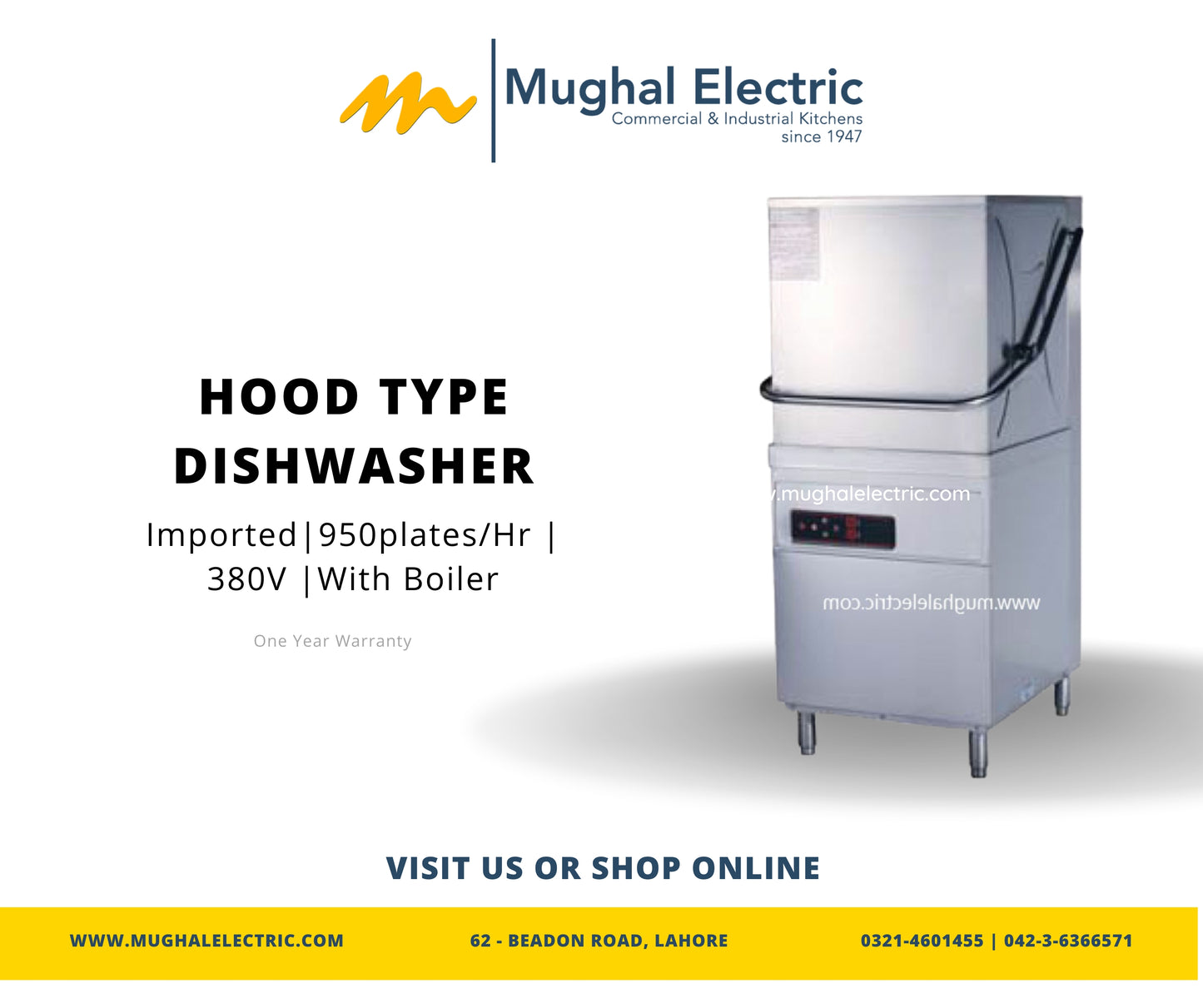 HOOD TYPE DISHWASHER