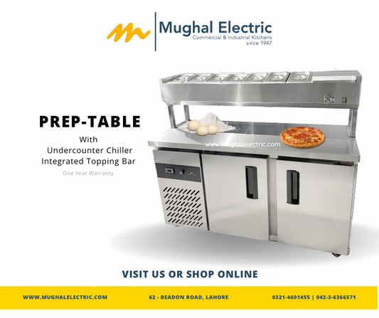 Prep Table with under Counter  VRXG-903