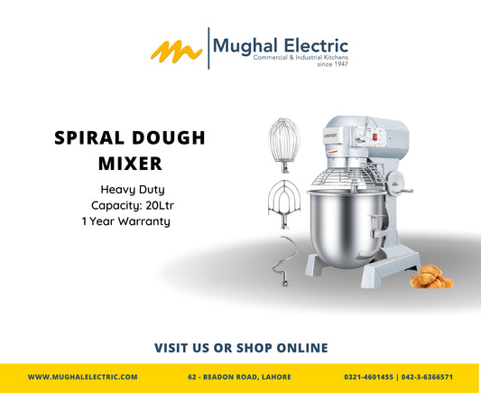 Spiral Dough Mixer Commercial HS-20