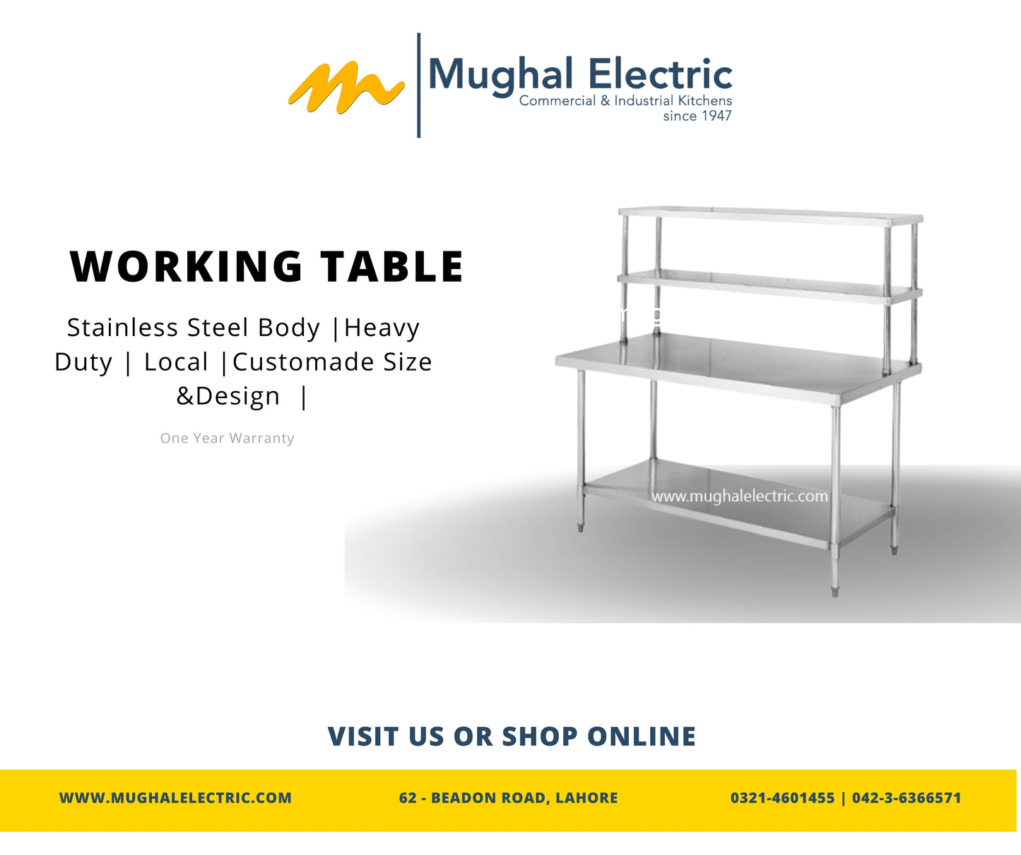 Working Table IN-600